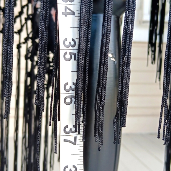 Torrid floral boho fringe kimono cardigan - Picture 7 of 11